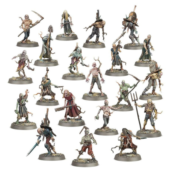 Collectible Miniature Games Games Workshop - Warhammer Age of Sigmar - Soulblight Gravelords - Deadwalker Zombies - 91-07 - Cardboard Memories Inc.
