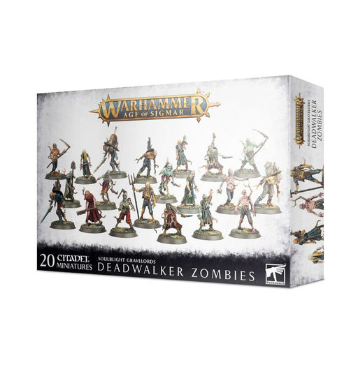 Collectible Miniature Games Games Workshop - Warhammer Age of Sigmar - Soulblight Gravelords - Deadwalker Zombies - 91-07 - Cardboard Memories Inc.