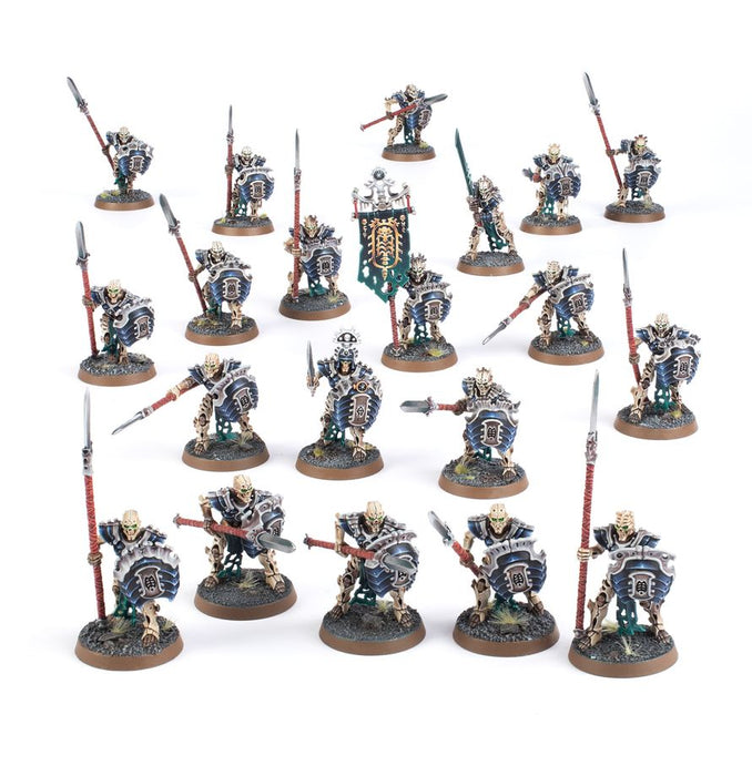 Collectible Miniature Games Games Workshop - Warhammer Age of Sigmar - Ossiarch Bonereapers - Mortek Guard - 94-25 - Cardboard Memories Inc.