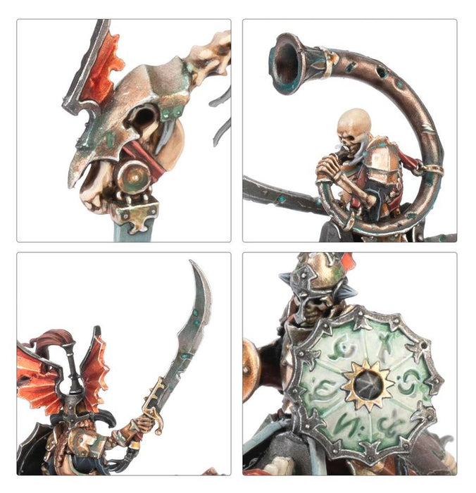 Collectible Miniature Games Games Workshop - Warhammer Age of Sigmar - Spearhead - Soulblight Gravelords - Deathrattle Deathrattle Tomb Host - 70-16 - Cardboard Memories Inc.