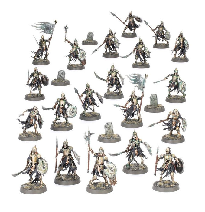 Collectible Miniature Games Games Workshop - Warhammer Age of Sigmar - Spearhead - Soulblight Gravelords - Deathrattle Deathrattle Tomb Host - 70-16 - Cardboard Memories Inc.