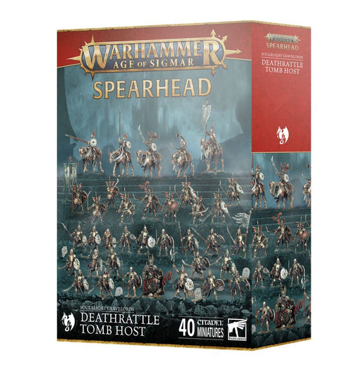 Collectible Miniature Games Games Workshop - Warhammer Age of Sigmar - Spearhead - Soulblight Gravelords - Deathrattle Deathrattle Tomb Host - 70-16 - Cardboard Memories Inc.