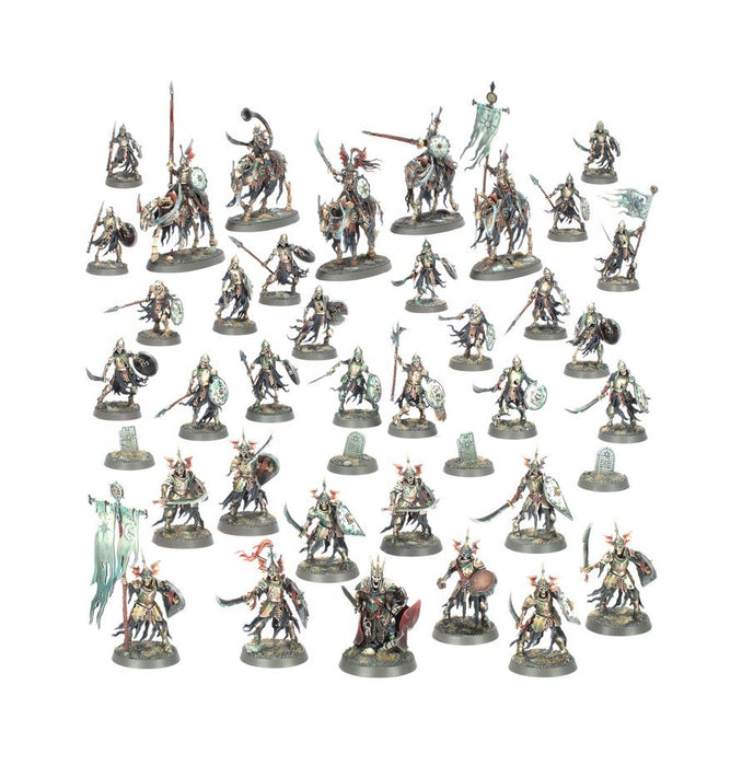 Collectible Miniature Games Games Workshop - Warhammer Age of Sigmar - Spearhead - Soulblight Gravelords - Deathrattle Deathrattle Tomb Host - 70-16 - Cardboard Memories Inc.