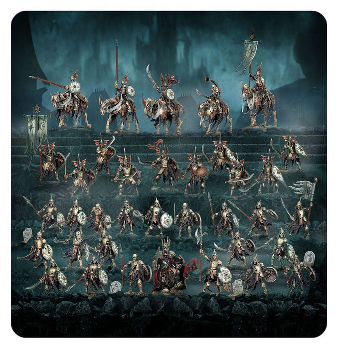 Games Workshop - Warhammer Age of Sigmar - Spearhead - Soulblight Gravelords - Deathrattle Deathrattle Tomb Host - 70-16