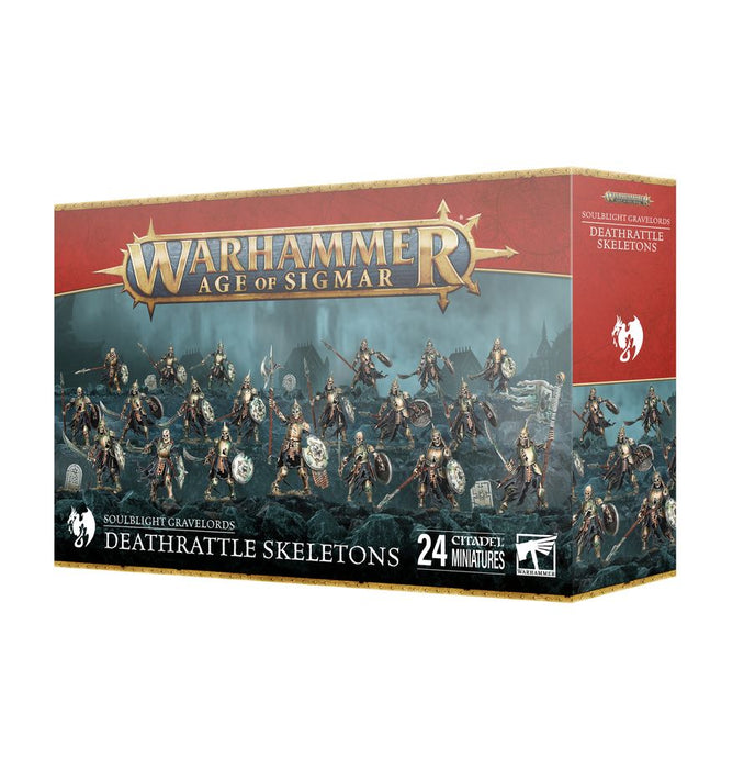 Collectible Miniature Games Games Workshop - Warhammer Age of Sigmar - Soulblight Gravelords - Deathrattle Skeletons - 91-42 - Cardboard Memories Inc.