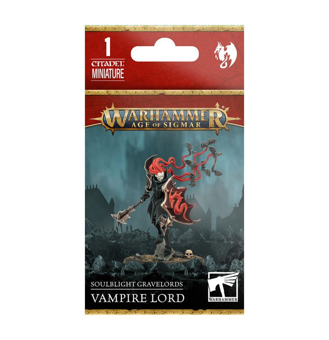 Collectible Miniature Games Games Workshop - Warhammer Age of Sigmar - Soulblight Gravelords - Vampire Lord - 91-52 - Cardboard Memories Inc.