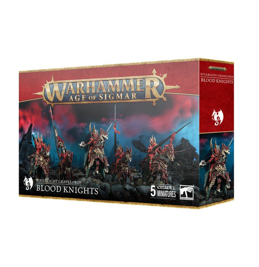Collectible Miniature Games Games Workshop - Warhammer Age of Sigmar - Soulblight Gravelords - Blood Knights - 91-41 - Cardboard Memories Inc.