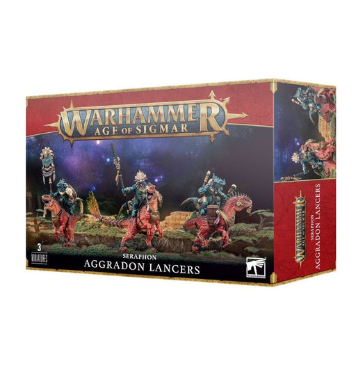 Collectible Miniature Games Games Workshop - Warhammer Age of Sigmar - Serphon - Aggradon Lancers - 88-18 - Cardboard Memories Inc.