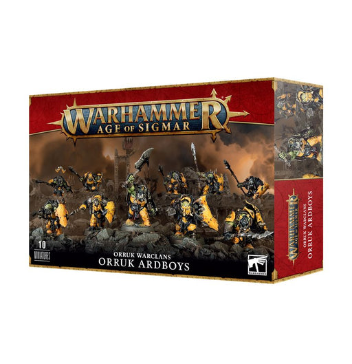 Collectible Miniature Games Games Workshop - Warhammer Age of Sigmar - Orruk Warclans - Orruk Ardboys - 89-61 - Cardboard Memories Inc.