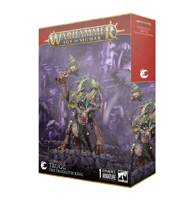 Collectible Miniature Games Games Workshop - Warhammer Age of Sigmar - Gloomspite Gitz - Trugg the Troggoth King - 89-54 - Cardboard Memories Inc.