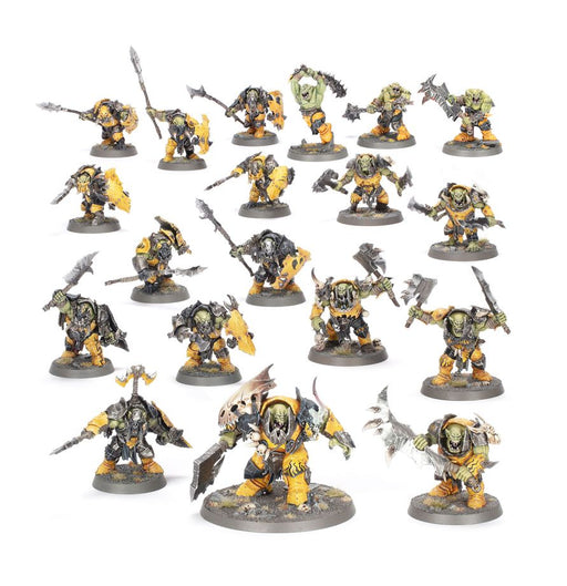 Collectible Miniature Games Games Workshop - Warhammer Age of Sigmar - Spearhead - Orruk Warclans - Ironjawz Bigmob - 70-23 - Cardboard Memories Inc.