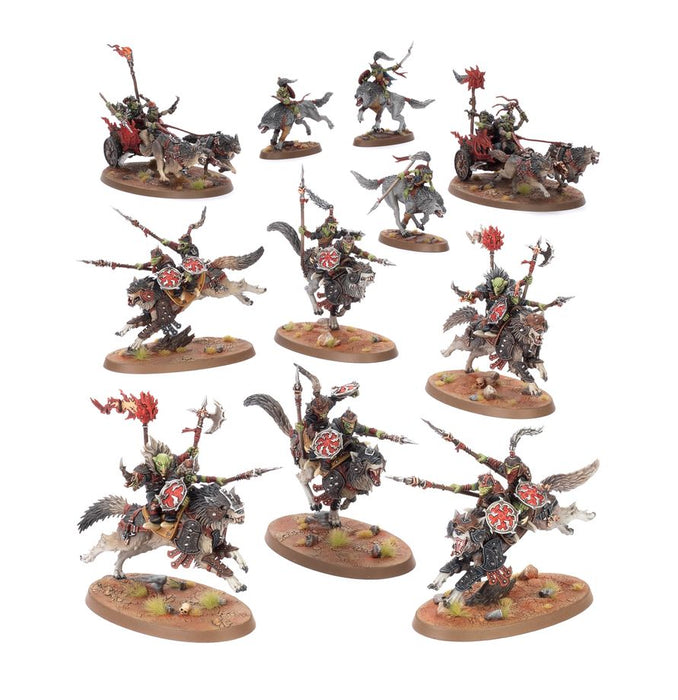 Collectible Miniature Games Games Workshop - Warhammer Age of Sigmar - Spearhead - Snarlpack Huntaz - 70-02 - Cardboard Memories Inc.