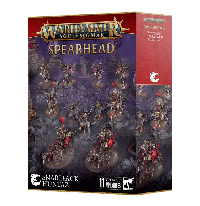 Collectible Miniature Games Games Workshop - Warhammer Age of Sigmar - Spearhead - Snarlpack Huntaz - 70-02 - Cardboard Memories Inc.