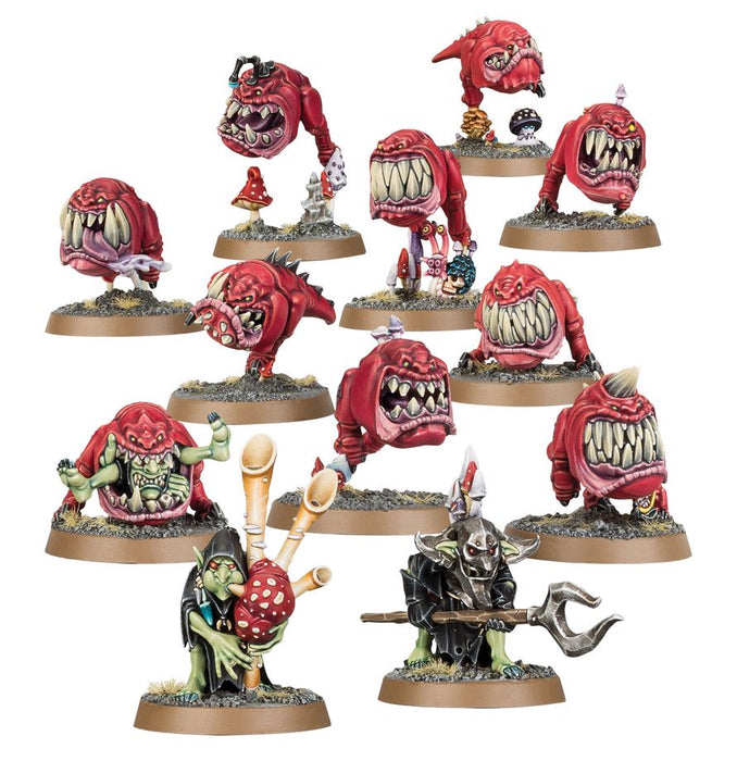Collectible Miniature Games Games Workshop - Warhammer Age of Sigmar - Gloomspite Gitz - Squig Herd - 89-48 - Cardboard Memories Inc.
