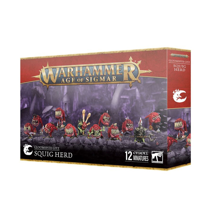 Collectible Miniature Games Games Workshop - Warhammer Age of Sigmar - Gloomspite Gitz - Squig Herd - 89-48 - Cardboard Memories Inc.