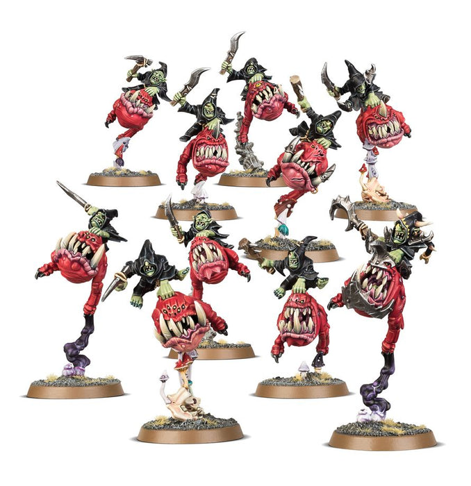 Collectible Miniature Games Games Workshop - Warhammer Age of Sigmar - Gloomspite Gitz - Squig Hoppers - 89-44 - Cardboard Memories Inc.