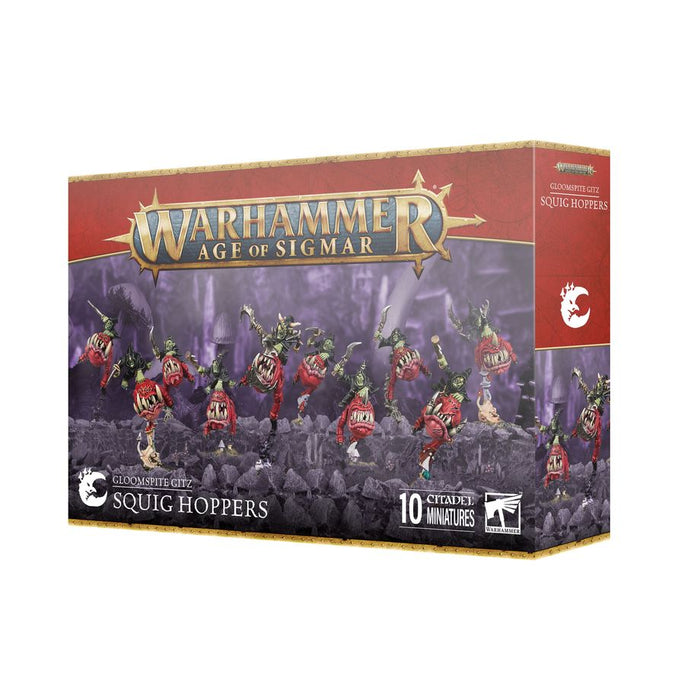 Collectible Miniature Games Games Workshop - Warhammer Age of Sigmar - Gloomspite Gitz - Squig Hoppers - 89-44 - Cardboard Memories Inc.