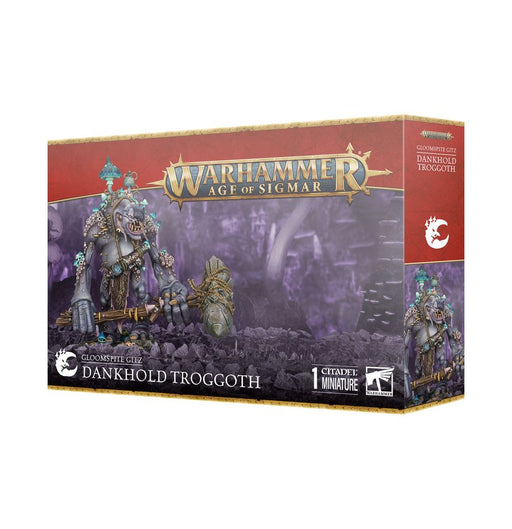 Collectible Miniature Games Games Workshop - Warhammer Age of Sigmar - Gloomspite Gitz - Dankhold Troggoth - 89-50 - Cardboard Memories Inc.