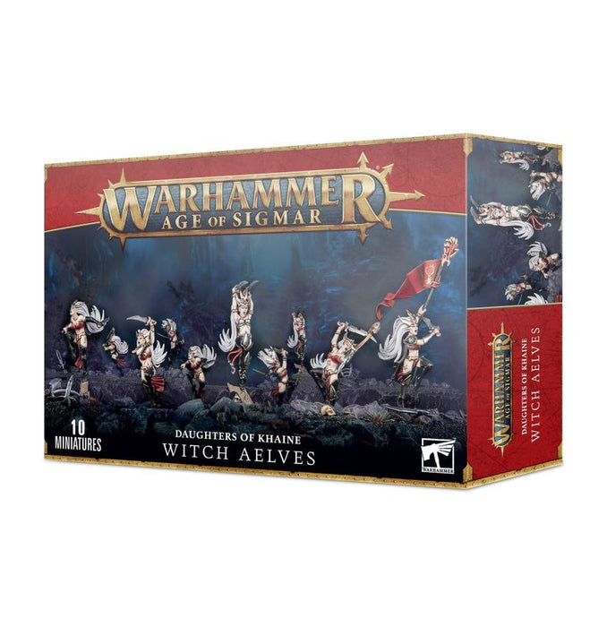 Collectible Miniature Games Games Workshop - Warhammer Age of Sigmar - Daughters of Khaine - Witch Aelves - 85-10 - Cardboard Memories Inc.