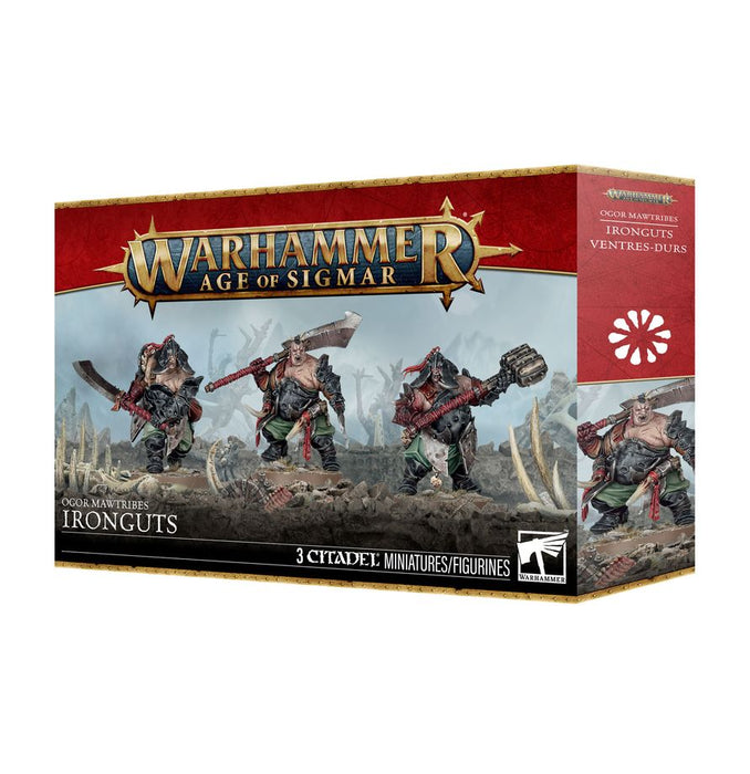 Collectible Miniature Games Games Workshop - Warhammer - Age Of Sigmar - Ogor Mawtribes - Ironguts - 95-09 - Cardboard Memories Inc.