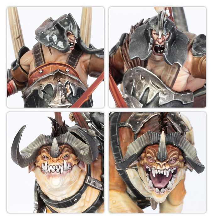 Collectible Miniature Games Games Workshop - Warhammer - Age Of Sigmar - Ogor Mawtribes - Maulbeast Raiders - 95-16 - Cardboard Memories Inc.