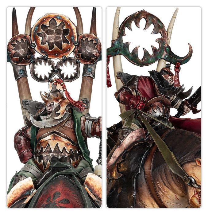Collectible Miniature Games Games Workshop - Warhammer - Age Of Sigmar - Ogor Mawtribes - Morga the Mighty - Overtyrant - 95-27- Cardboard Memories Inc.