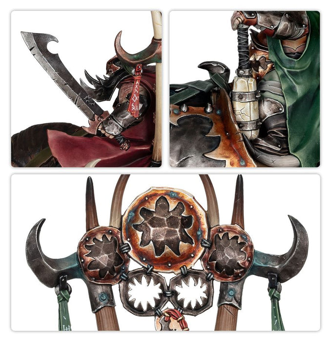 Collectible Miniature Games Games Workshop - Warhammer - Age Of Sigmar - Ogor Mawtribes - Morga the Mighty - Overtyrant - 95-27- Cardboard Memories Inc.