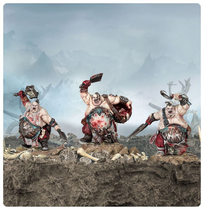Collectible Miniature Games Games Workshop - Warhammer - Age Of Sigmar - Ogor Mawtribes - Cleavers - 95-24 - Cardboard Memories Inc.