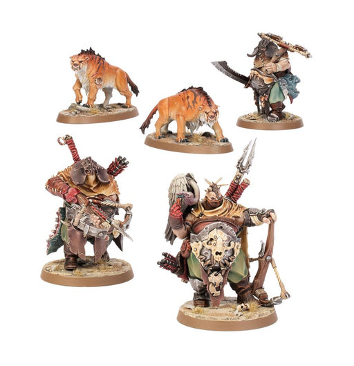 Collectible Miniature Games Games Workshop - Warhammer - Age Of Sigmar - Ogor Mawtribes - Hunters with Sabrefangs - 95-23 - Pre-Order - Cardboard Memories Inc.