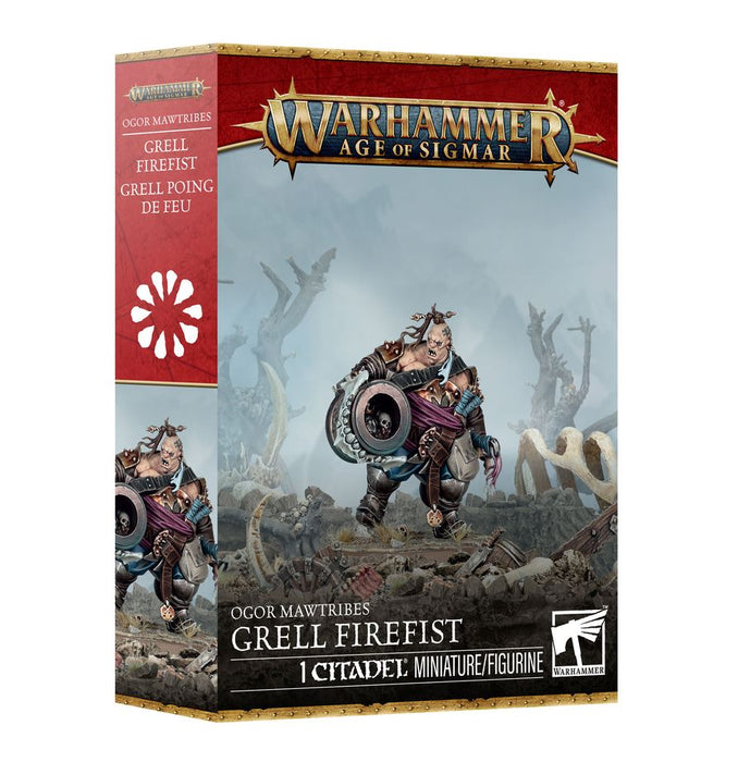 Collectible Miniature Games Games Workshop - Warhammer - Age Of Sigmar - Ogor Mawtribes - Grell Firefist - 95-25 - Cardboard Memories Inc.