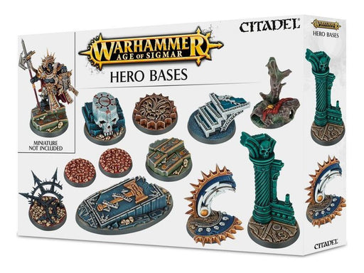 Collectible Miniature Games Games Workshop - Warhammer Age of Sigmar - Hero Bases Kit - 64-02 - Cardboard Memories Inc.