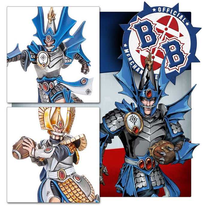 Collectible Miniature Games Games Workshop - Blood Bowl - High Elf Team - Caledor Dragons - 202-62 - Cardboard Memories Inc.