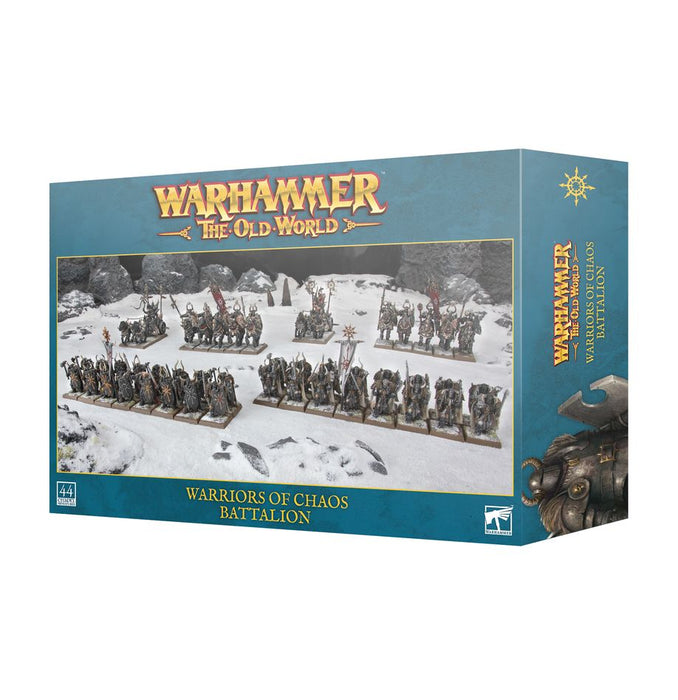 Collectible Miniature Games Games Workshop - Warhammer The Old World - Warriors of Chaos - Battalion - 08-16 - Cardboard Memories Inc.