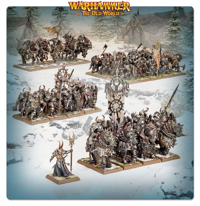 Games Workshop - Warhammer Old World - Warriors of Chaos - Battle March Army - 08-23 - Pre-Order |
Cardboard Memories Inc.
5011921266814