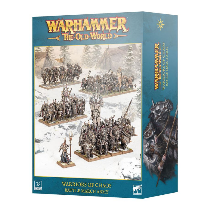 Games Workshop - Warhammer Old World - Warriors of Chaos - Battle March Army - 08-23 - Pre-Order |
Cardboard Memories Inc.
5011921266814