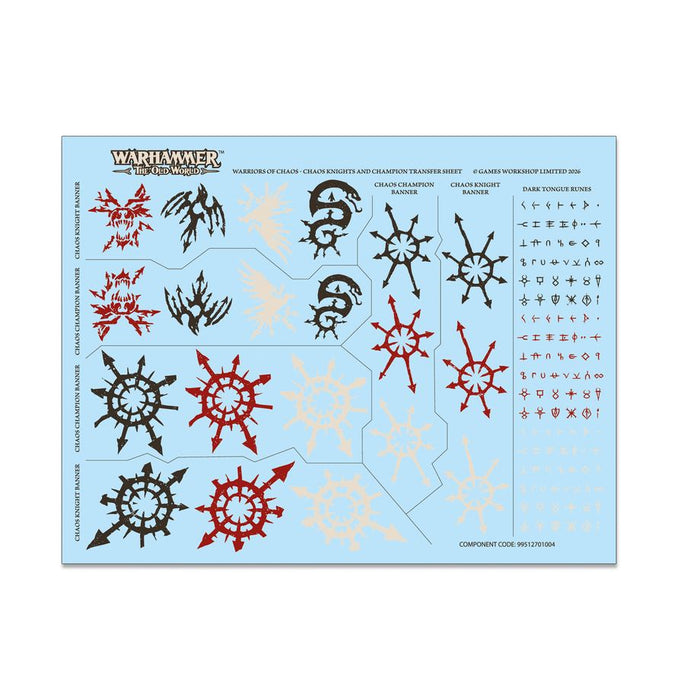 Collectible Miniature Games Games Workshop - Warhammer Old World - Warriors of Chaos - Champions of Chaos - 08-22 - Cardboard Memories Inc.