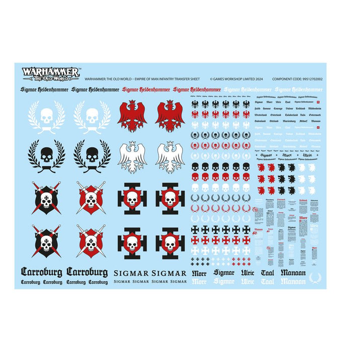 Collectible Miniature Games Games Workshop - Warhammer Old World - Empire of Man - Battle March Army - 06-122 - Cardboard Memories Inc.