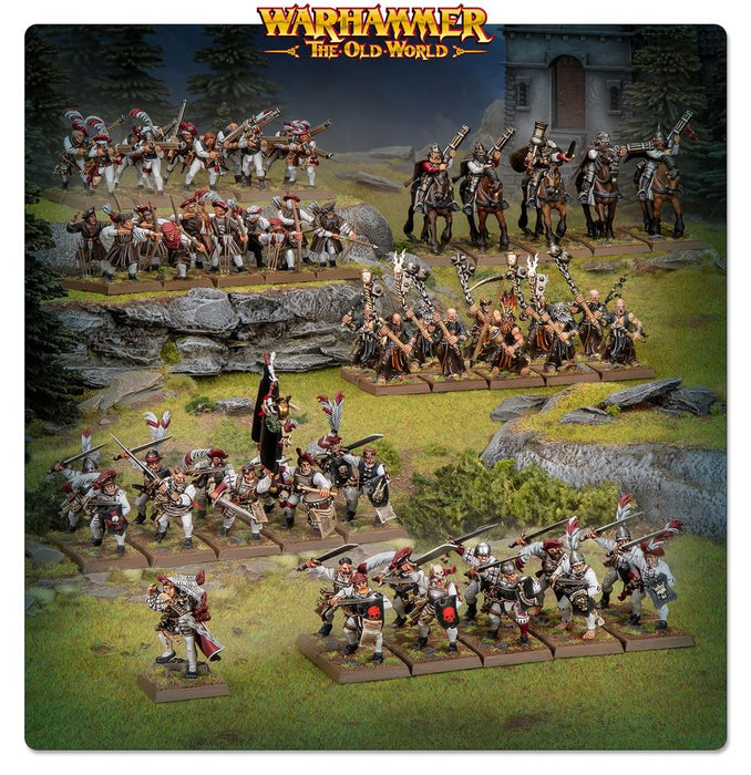Collectible Miniature Games Games Workshop - Warhammer Old World - Empire of Man - Battle March Army - 06-122 - Cardboard Memories Inc.