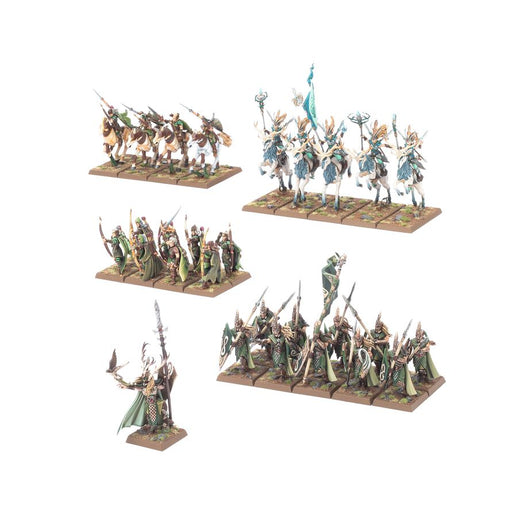 Collectible Miniature Games Games Workshop - Warhammer Old World - Wood Elf Realms - Battle March Army - 13-110 - Pre-Order - Cardboard Memories Inc.