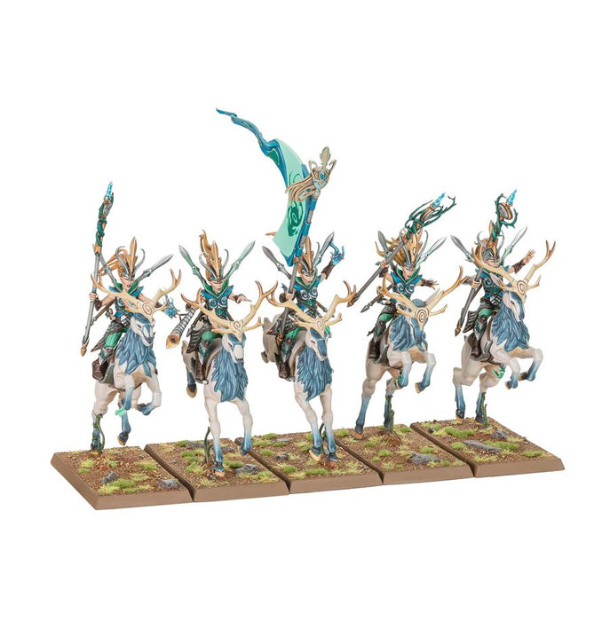 Collectible Miniature Games Games Workshop - Warhammer Old World - Wood Elf Realms - Battle March Army - 13-110 - Cardboard Memories Inc.