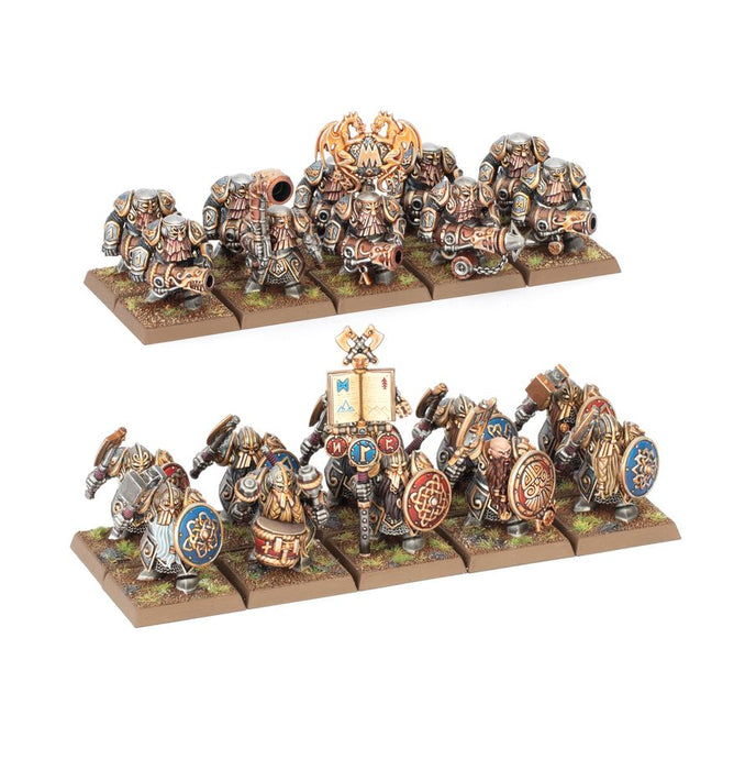 Collectible Miniature Games Games Workshop - Warhammer The Old World - Dwarfen Mountain Holds - Dwarf Ironbreakers - 10-09 - Cardboard Memories Inc.