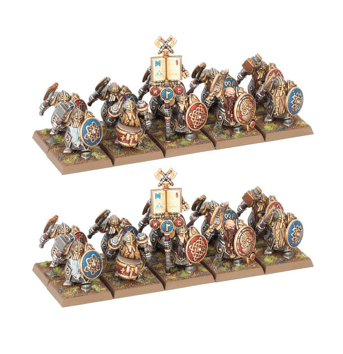 Collectible Miniature Games Games Workshop - Warhammer The Old World - Dwarfen Mountain Holds - Dwarf Ironbreakers - 10-09 - Cardboard Memories Inc.