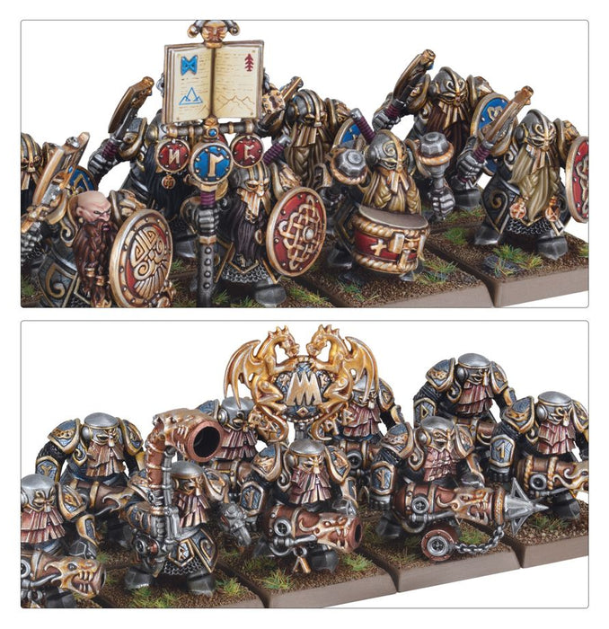Collectible Miniature Games Games Workshop - Warhammer The Old World - Dwarfen Mountain Holds - Dwarf Ironbreakers - 10-09 - Cardboard Memories Inc.