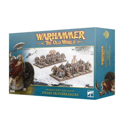 Collectible Miniature Games Games Workshop - Warhammer The Old World - Dwarfen Mountain Holds - Dwarf Ironbreakers - 10-09 - Cardboard Memories Inc.