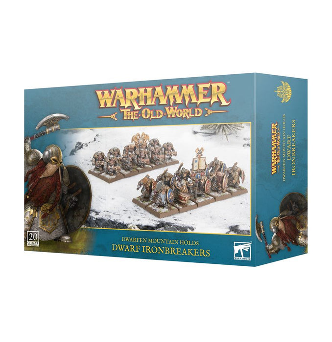 Collectible Miniature Games Games Workshop - Warhammer The Old World - Dwarfen Mountain Holds - Dwarf Ironbreakers - 10-09 - Cardboard Memories Inc.