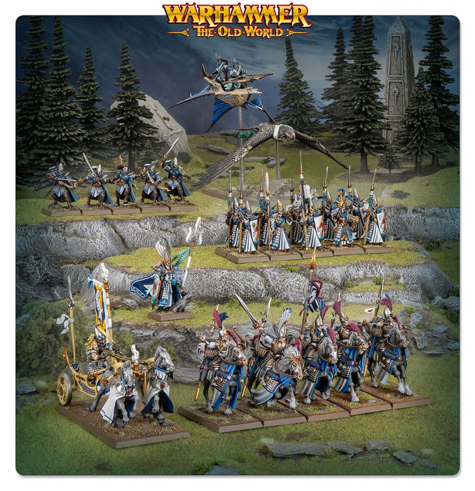 Collectible Miniature Games Games Workshop - Warhammer Old World - High Elves - Battle March Army - 13-23 - Cardboard Memories Inc.