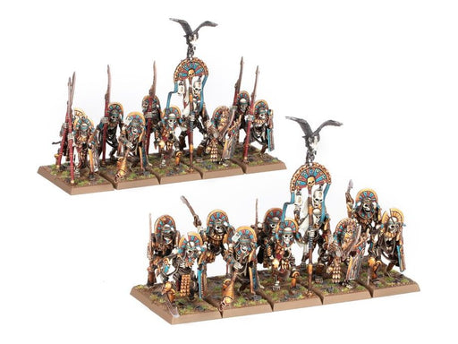 Collectible Miniature Games Games Workshop - Warhammer The Old World - Tomb Kings of Khemri - Tomb Guard - 07-03 - Cardboard Memories Inc.