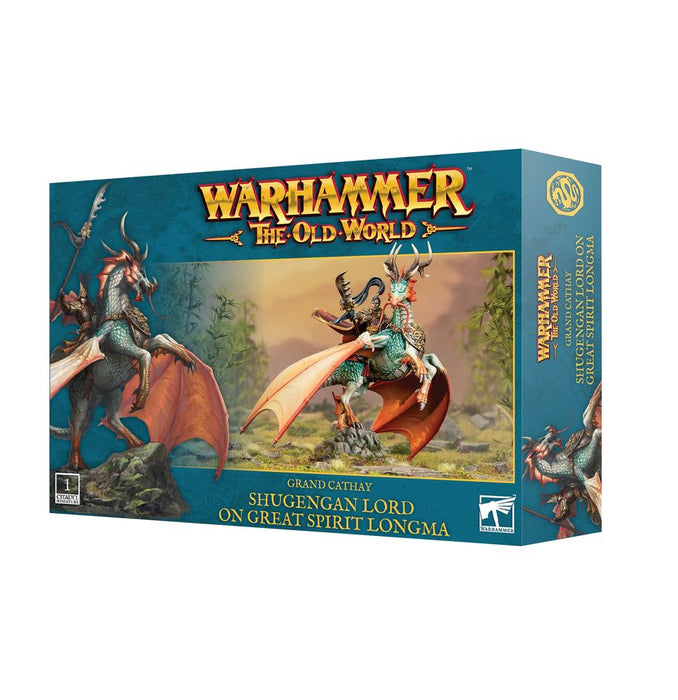 Collectible Miniature Games Games Workshop - Warhammer The Old World - Grand Cathay - Shugengan Lord On Great Spirit Longma - 06-207 - Cardboard Memories Inc.