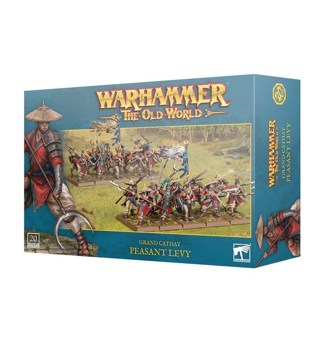 Collectible Miniature Games Games Workshop - Warhammer The Old World - Grand Cathay - Peasant Levy - 06-214 - Cardboard Memories Inc.