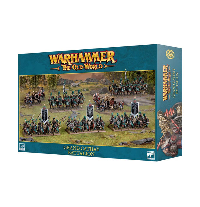 Collectible Miniature Games Games Workshop - Warhammer The Old World - Grand Cathay - Battalion Box - 06-203 - Cardboard Memories Inc.